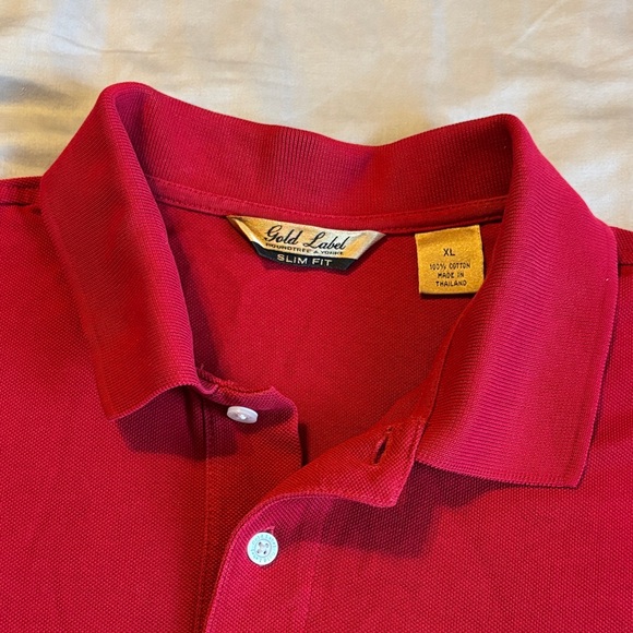 Roundtree & Yorke Red Polo Shirt - Picture 1 of 3